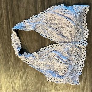 Lilac halter bralette